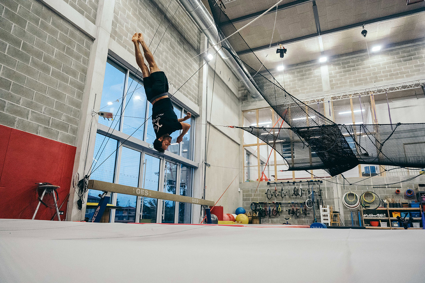 pôle acrobatie